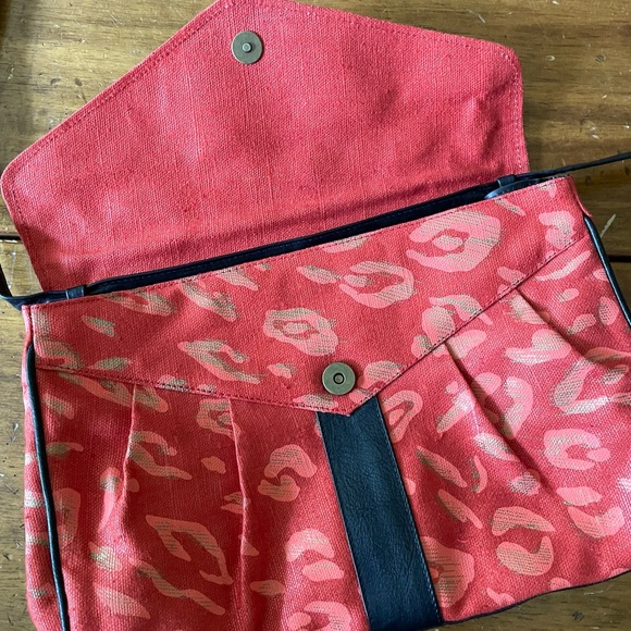 VINTAGE BARBARA BOLAN 70s Woven Batik Fabric Shoulder Bag Purse Crossbody Italy - Picture 5 of 8